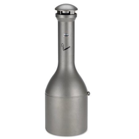 RUBBERMAID COMMERCIAL Infinity Traditional Smoking Receptacle, 4.1 gal, 39"H, Antique Pewter FG9W3300ATPWTR